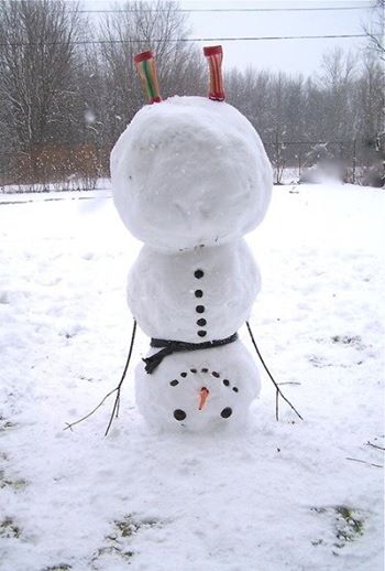snowman handstand
